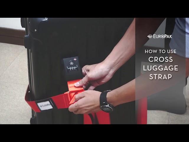 How to Install Europak Cross-type Luggage Strap