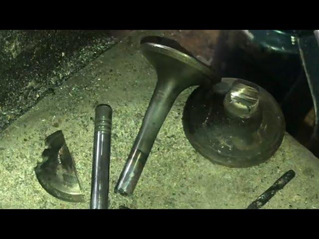 cutting apart SODIUM cooled exhaust valves (explaining how they cool better)