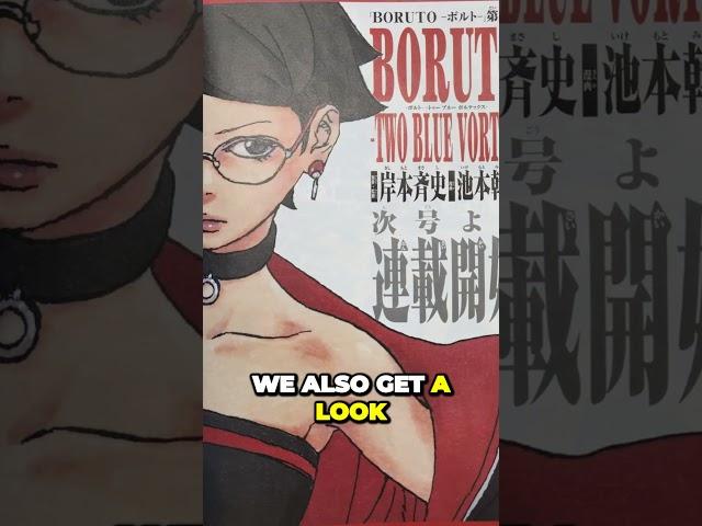 SARADA UCHIHA TIMESKIP DESIGN in BORUTO TIME SKIP  #Boruto #Shorts