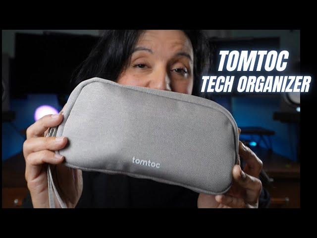 Tomtoc Tech Pouch Organizer! Small Travel EDC! #edc #technology