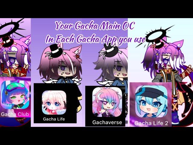 Your Main Gacha OC In Each Gacha Apps You Use // Ft. Mystic \\ Trend // Made by | Mystic Glitch 0-0