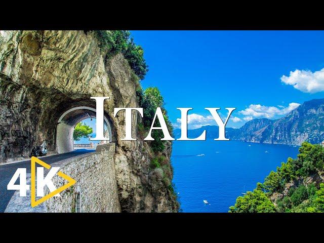 FLYING OVER ITALY (4K UHD) - Relaxing Music Along With Beautiful Nature Videos - 4K Video Ultra HD