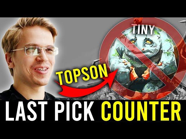 You can't picked TINY against the "TINY GOD" - TOPSON EZ COUNTER MID..