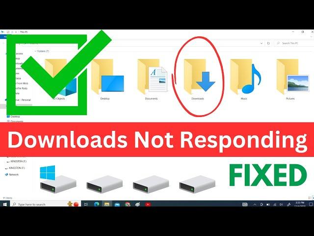 How To Fix Download Folder Not Responding Problem | Fix Download Folder Not Opening (Easiest Way)