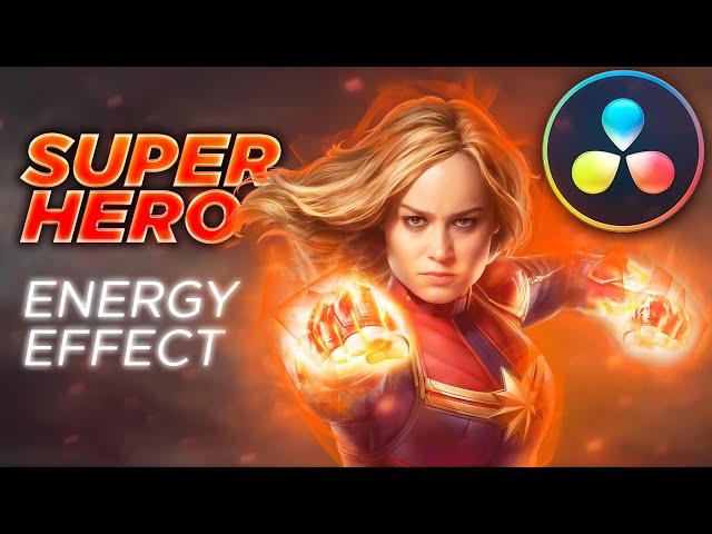How to make a Superhero Energy Effect in Davinci Resolve 18 (Step-by-Step)