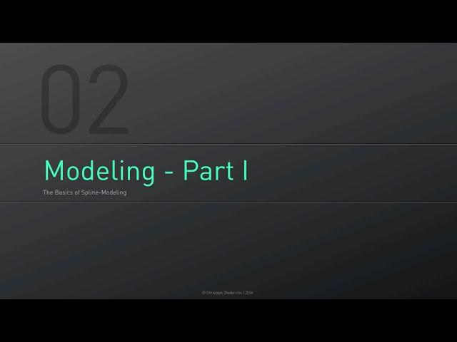 C4D Fundamentals | 02 - Introduction to Spline Modeling