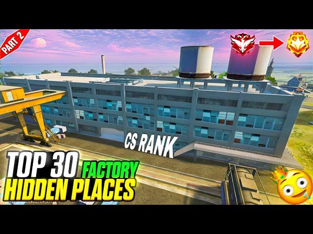 Factory Top 30 Hidden places in Cs Rank | CS Rank Hidden places 