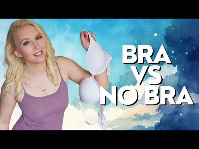 Bra vs No Bra Cami Top Natural Mom Body Try On | Aspen Sage Try On