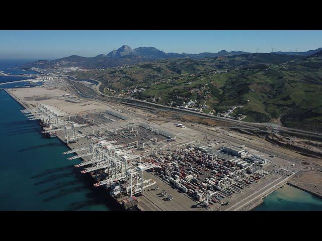 The construction of APM Terminals MedPort Tangier