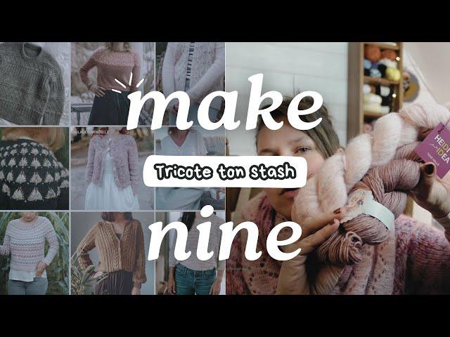 Make Nine 2025 | Tricote Ton Stash | Pulls