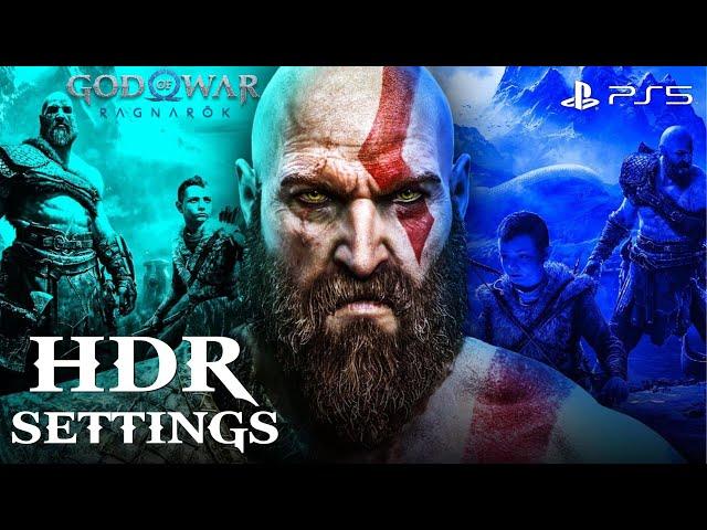 God of War Ragnarök - HDR Settings - PS5 / PS4 for LG G2 / LG CX