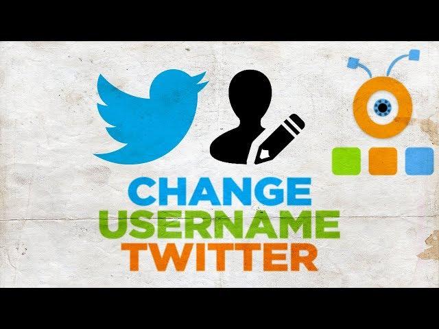 How to Change your Username on Twitter