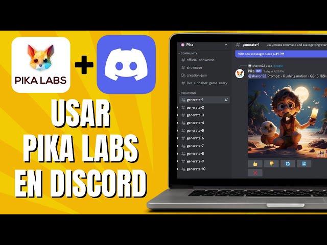 Cómo USAR PIKA LABS En Discord