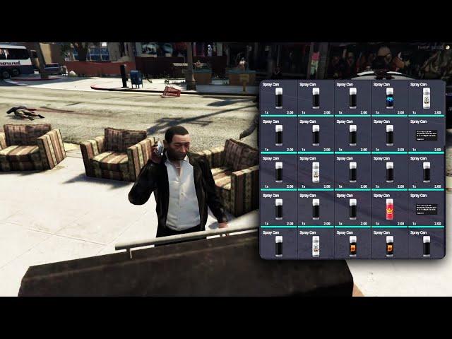 CG Puts Multiple Sprays at the GSF Block and Starts a BBQ Party | NoPixel GTA RP