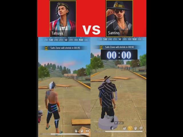 tatsuya vs santino character free fire Rs Badshah Gaming SHORTS VIRAL #shorts