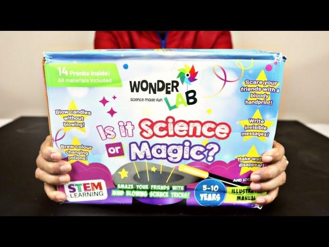 Magic Prank Science Experiments STEM kit by WonderLab - Peephole View Toys