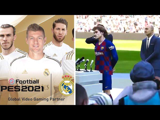 PES 2021 НОВОСТИ: KONAMI ЗАБЕРЕТ РЕАЛ ИЗ FIFA? ПЕРВЫЕ СКРИНШОТЫ PES 21