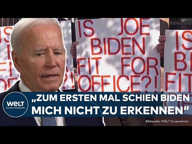 USA: "Zum ersten Mal schien Biden mich nicht zu erkennen" Kollektiver Druck von US-Demokraten wächst