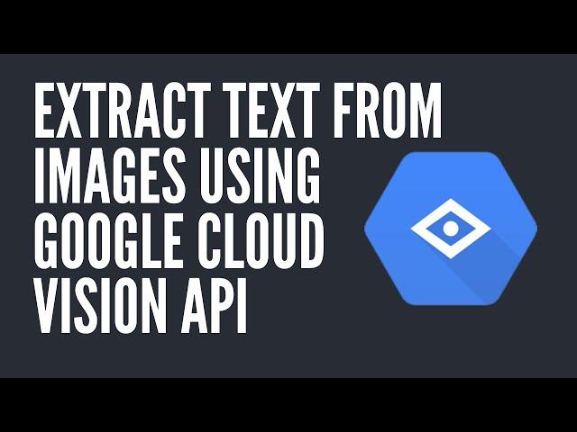 Extract Text from image OCR using Google Vision API in Python