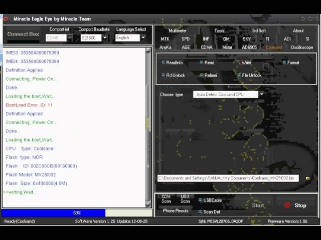 Miracle Eagle Eye Flash Coolsand CPU