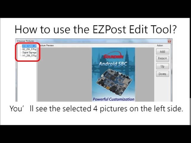 [Soundwin] How to install and use EZPost Digital Signage Edit Tool ? 150114