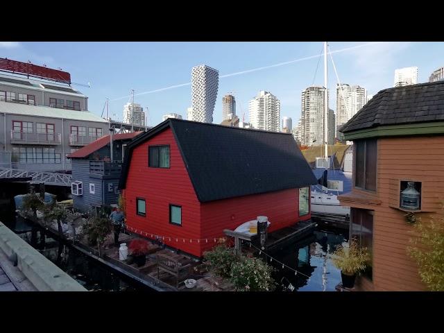 Sea Village Boathouse in Granville Island ️ Vancouver BC CANADA