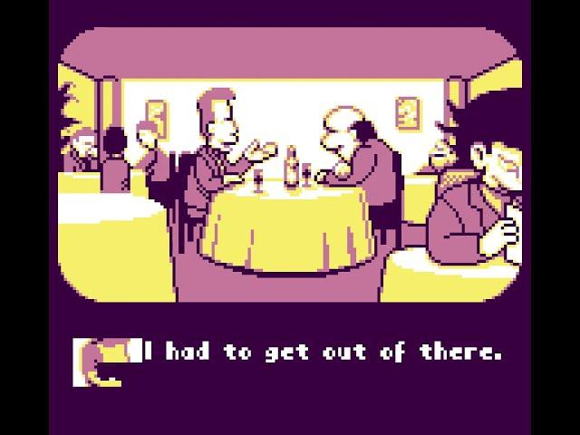 My dinner with andre (gameboy homebrew) (simpsons fangame)