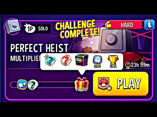 (Hard) multiplier mushroom solo challenge perfect heist match masters today gameplay