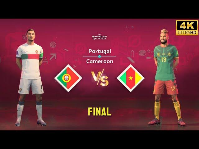 FIFA 23 - Portugal vs Cameroon | Ronaldo vs Choupo Moting | FIFA World Cup Final [4K60]