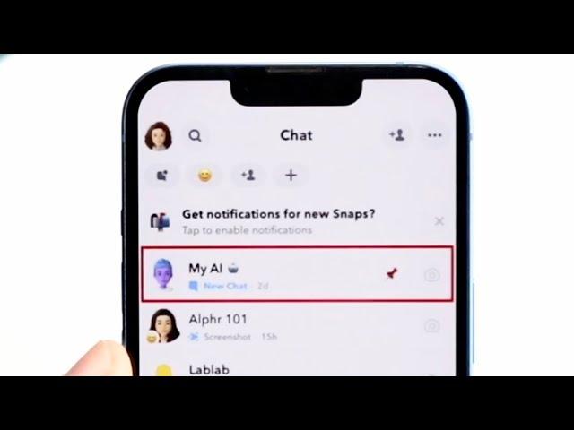 How To Talk To AI On Snapchat!