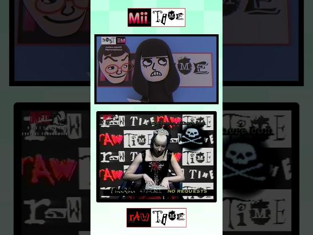 Rawtime x Miitime 2 comparison #mii #tomodachilife #nintendo #miitopia