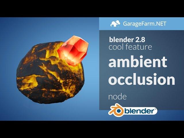 Blender 2.8 ambient occlusion node