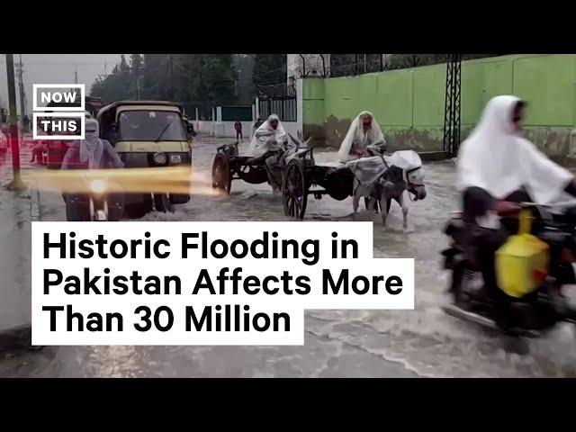 More Than 30 Million Affected by Flooding in Pakistan