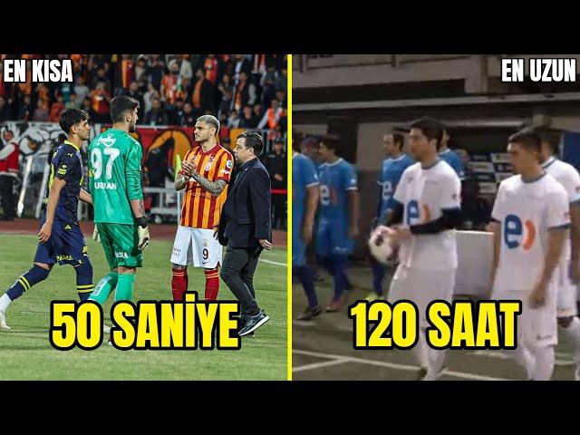 Dünyanın En Kısa ve En Uzun Futbol Maçları