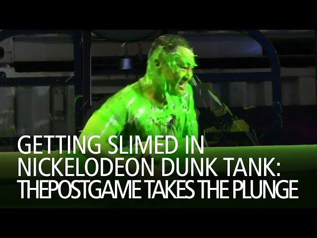 Getting Slimed In Nickelodeon Dunk Tank: ThePostGame Takes The Plunge