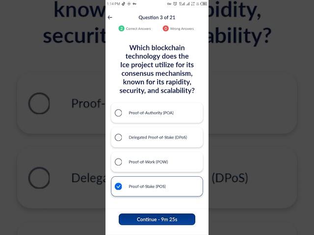 Ice Network Quiz Questions & Answers Step #3 KYC Verification 2024.