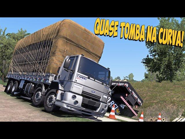 FORD CARGO COM EXCESSO DE PESO E FÍSICA REALISTA - ETS 2 1.52 MODS BR