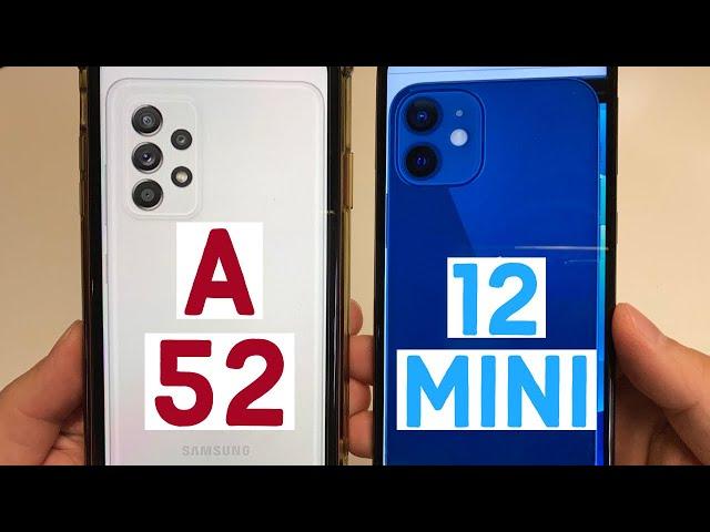 Galaxy A52 5G vs iPhone 12 Mini - Whats different ?