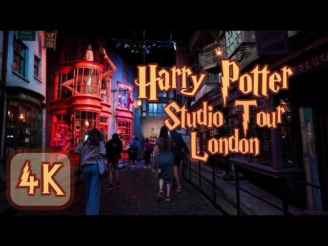 [4K] Harry Potter Studio Tour London  | Full Experience Ambient Walk 2024