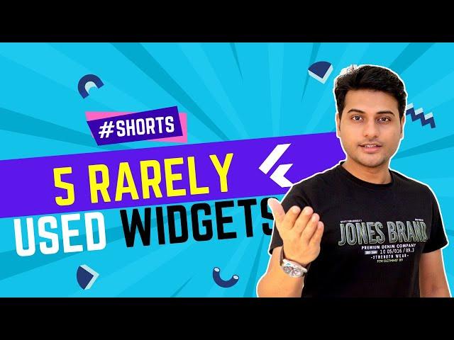 5 rarely used Flutter widgets | Very useful #shorts