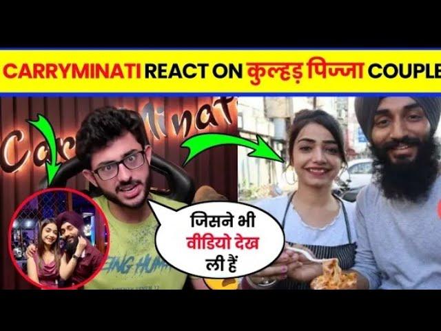 Carryminati Reacts on Kulhad Pizza Couples Viral Video ।Kulhad Pizza Couple viral Video