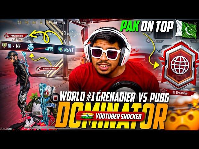 PAK  ON TOP 🫡 INDIA  SHOCKING REACTION ON #1 GRENADES | MK Vs PUBGM Dominator !!