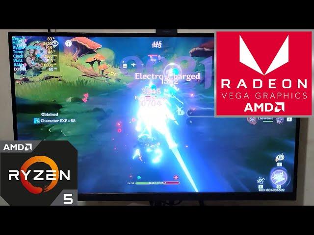 Ryzen 5 5600G Genshin Impact 1080p |  Ryzen 5 5600G gaming test without gpu