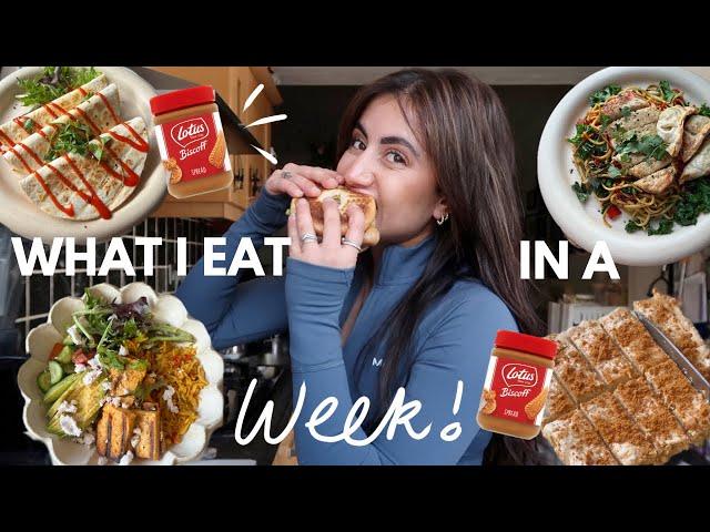 WHAT I EAT IN A WEEK | to gain muscle / vegan / bulking