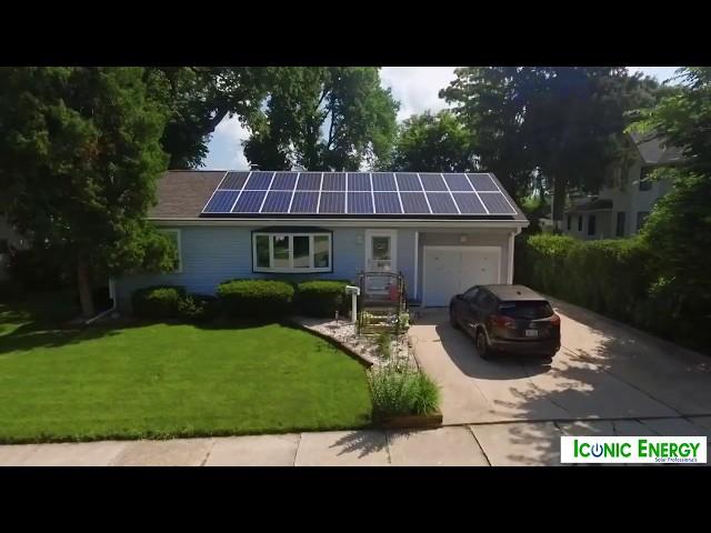 Iconic Energy Residential Solar Array on Cozy Home