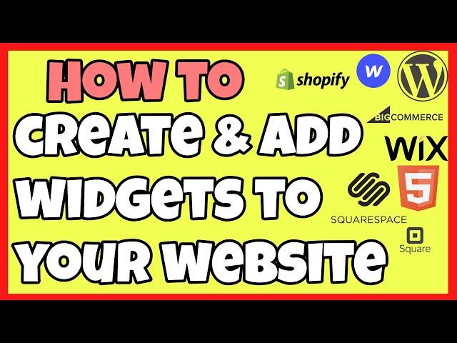 How to Create HTML Widgets to Your Website (Without Coding)