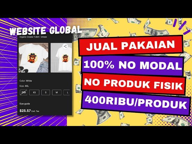 Jual Baju Tanpa Modal 400RIBU/PRODUK di Situs International - Cara Menghasilkan Uang Dari Internet