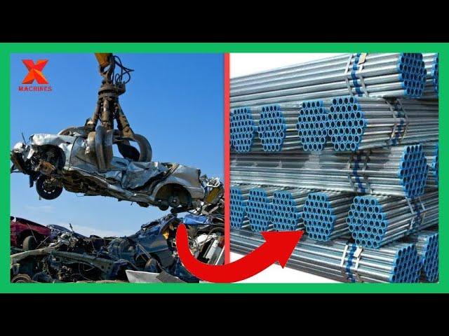 Do you know? Vehicle Recycling Process: From Expensive Cars To Steel Tubes