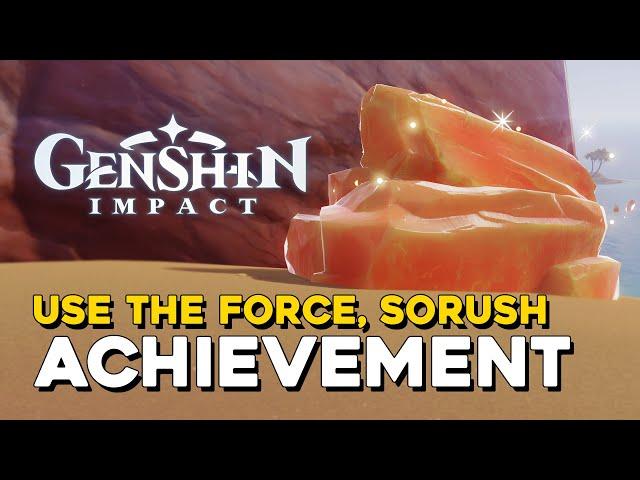 Genshin Impact Use The Force, Sorush Achievement Guide (15 Condensed Amrita Locations)