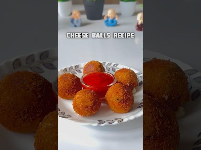 Cheese Balls Recipe #shorts #cheese #snacks #recipe